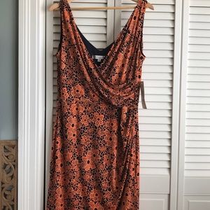 Evan Picone Suplice Sleeveless Jersey Dress NWT